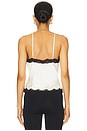 view 3 of 4 Blair Top in White & Black Trim