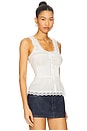 view 2 of 4 Lillie Pintuck Top in White