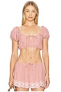 view 1 of 5 Ravello Gingham Top in Red Love