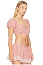 view 2 of 5 Ravello Gingham Top in Red Love