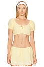 view 1 of 4 Ravello Gingham Top in Yellow
