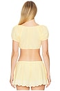 view 3 of 4 Ravello Gingham Top in Yellow