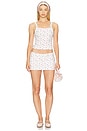 view 4 of 5 Dani Terry Tank in Ditsy Floral