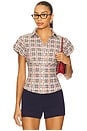 view 1 of 5 Liana Plaid Top in Bear Plaid