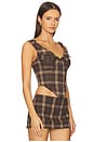 view 2 of 4 Chamonix Tartan Corset in Multi