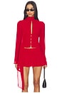 view 1 of 4 Ara Long Sleeve Top in Red Love