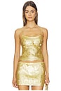 view 1 of 5 Paillette Cami in Gold
