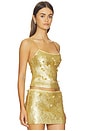 view 2 of 5 Paillette Cami in Gold