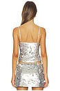 view 3 of 5 Paillette Cami in Silver