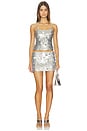 view 4 of 5 Paillette Cami in Silver