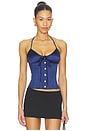 view 1 of 4 Marini Corset in Navy