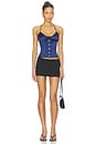 view 4 of 4 Marini Corset in Navy