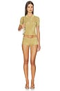view 4 of 5 Mateo Polo Top in Gold