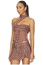 view 3 of 6 Chiffon Wrap Top in Espresso