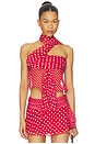 view 1 of 4 Chiffon Wrap Top in Red in Red Love