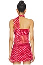 view 3 of 4 Chiffon Wrap Top in Red in Red Love