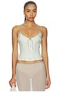 view 1 of 5 CORSÉ MARINI FLORAL in Soft Sage