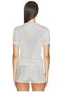 view 3 of 5 Mateo Polo Top in Silver