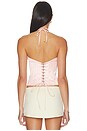 view 3 of 4 Marini Corset Top in Light Pink