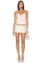 view 4 of 4 Marini Corset Top in Light Pink