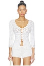 view 1 of 4 ROSALIE  탑 in White