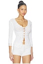 view 2 of 4 ROSALIE  탑 in White
