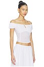 view 2 of 4 Anabella Top in White