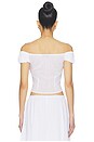 view 4 of 4 Anabella Top in White