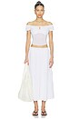 view 5 of 4 Anabella Top in White