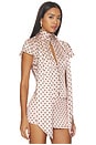 view 2 of 5 Ara Top in Pink	Micro Dot