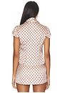 view 4 of 5 Ara Top in Pink	Micro Dot