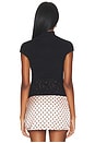 view 4 of 5 Mock Neck Top in Black