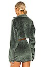 view 3 of 4 Corduroy Cropped Shirt in Dark Green