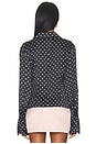 view 4 of 5 BIANCA トップ in Black Micro Dot