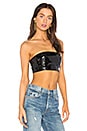 view 2 of 4 Patent Leather Top in Black