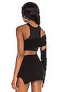 view 3 of 4 Rib Knit Shrug Off Shoulder Top in Onyx