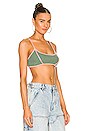 view 2 of 4 Exposed Seam Bra in Sage Green & Pink