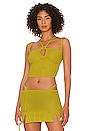 view 1 of 4 Multi Strap Open Knit Top in Elixir