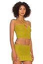 view 2 of 4 Multi Strap Open Knit Top in Elixir