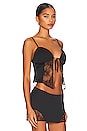 view 2 of 4 Lace Tie Camisole in Black