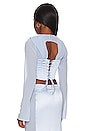 view 3 of 4 Ravello Corset in Baby Blue