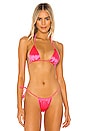 view 1 of 4 TOP BIKINI in Neon Pink