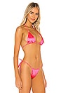 view 2 of 4 TOP BIKINI in Neon Pink