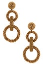 view 2 of 3 BOUCLES D'OREILLES SIENNA in Gold
