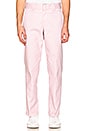 view 1 of 4 Slim Taper Work Pant in Baby Pink