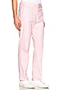 view 2 of 4 Slim Taper Work Pant in Baby Pink
