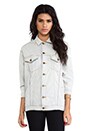 view 2 of 6 BLOUSON EN JEAN KLUM in Whitened
