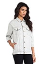 view 3 of 6 BLOUSON EN JEAN KLUM in Whitened