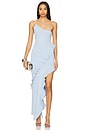 view 1 of 4 Reinforce One Shoulder Dress in Light Blue