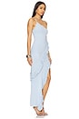 view 2 of 4 Reinforce One Shoulder Dress in Light Blue